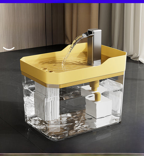 Pet Water Dispenser, Cat Flowing Water Dispenser, Silent Large-Capacity Dog Circulating Automatic Plastic Water Feeder Wholesale
