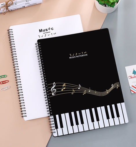 A4 New Information Booklet Loose-Leaf Transparent Insert Bag Music Score Folder Piano Music Score Folder Student Picture Folder Storage Book