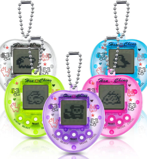 Electronic Pets Game Tamagotchi Handheld Game Console Toy in Russian Original German Spanish Polish Virtual Digital Pet Toy