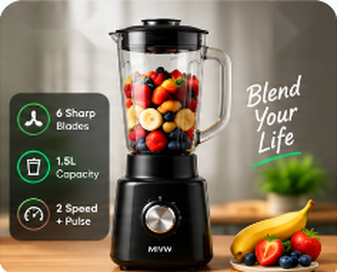 1200W Countertop Blender